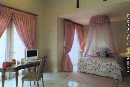 Girl bed room in classic