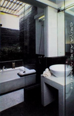 Open air bath room Open air bath room