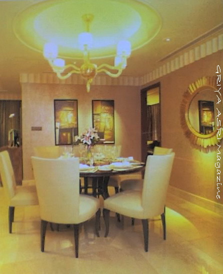 warm dining-room